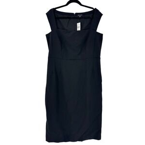 Ann Taylor Black Midi Dress